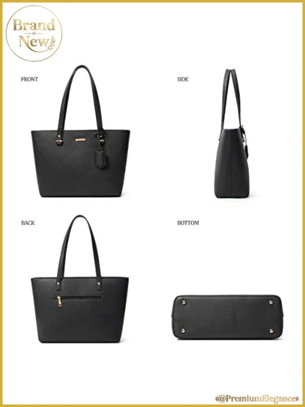 Women Satchel Handbag Set with Tote, Messenger, Wallet, Card Holder